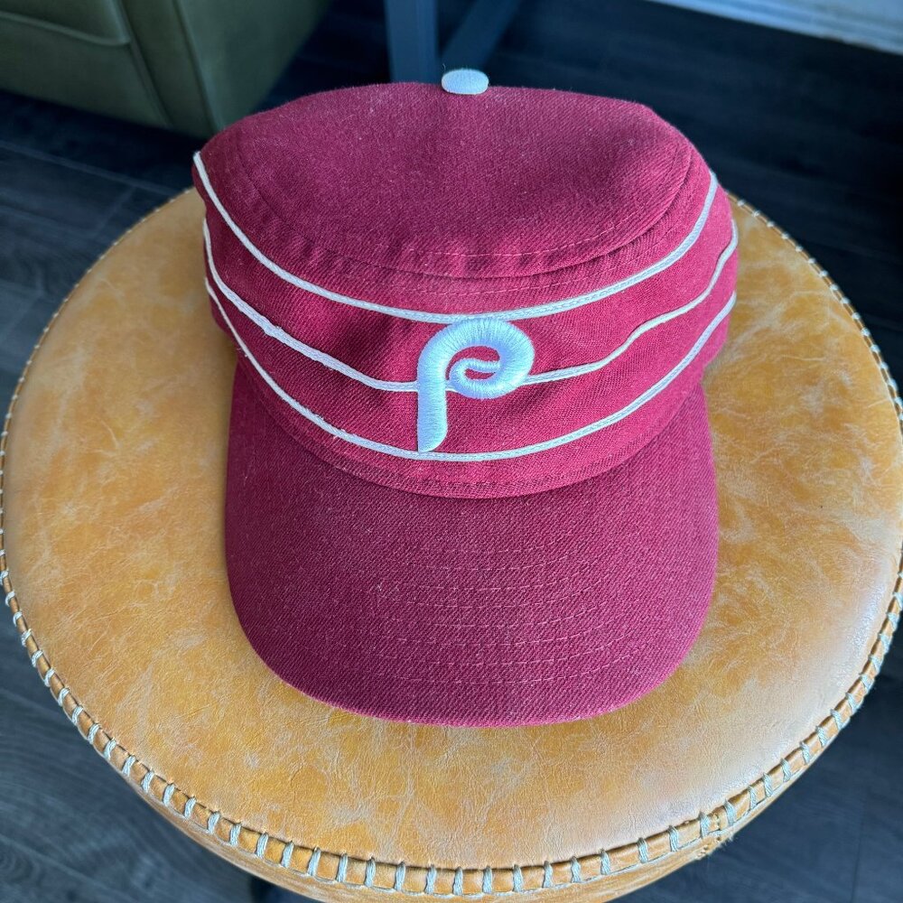 New Era MLB Vintage Style Philadelphia Phillies Pillbox Fitted Hat